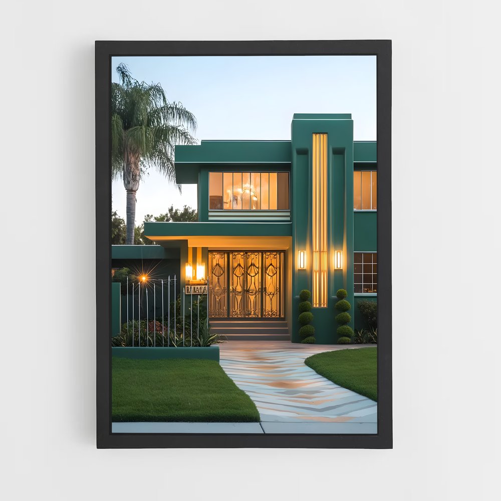 ap-art deco architecture-3 cadre Noir