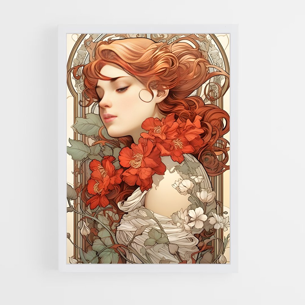 ap-art nouveau-5 cadre Blanc