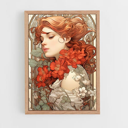ap-art nouveau-5 cadre Bois clair