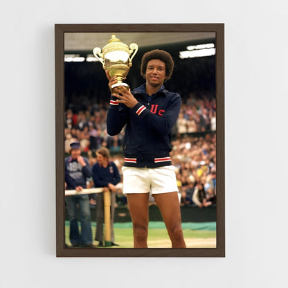 ap-arthur ashe-1 cadre Bois foncé