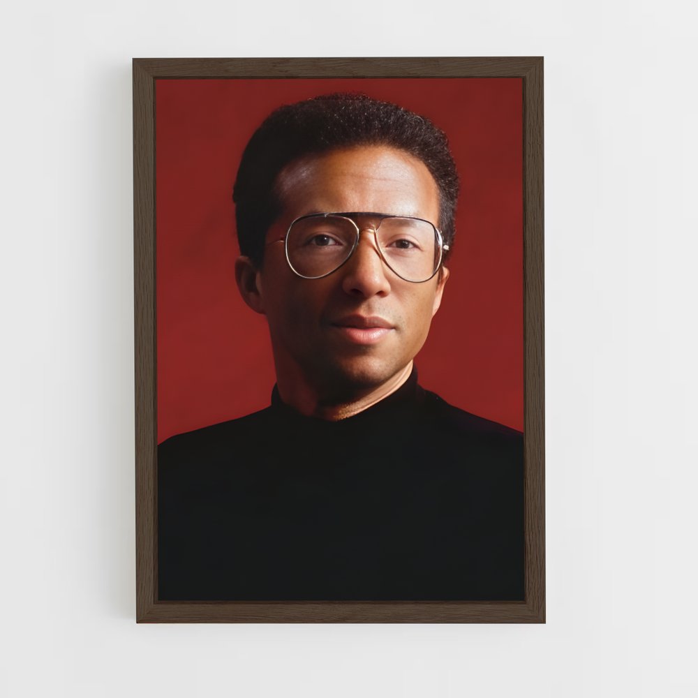 ap-arthur ashe-7 cadre Bois foncé