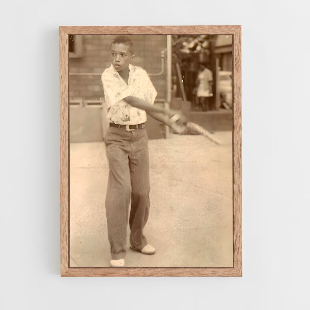 ap-arthur ashe-8 cadre Bois clair