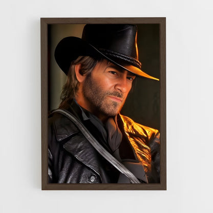 ap-arthur morgan-4 cadre Bois foncé