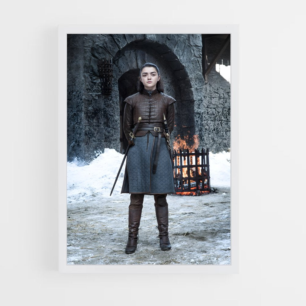 ap-arya stark-1 cadre Blanc