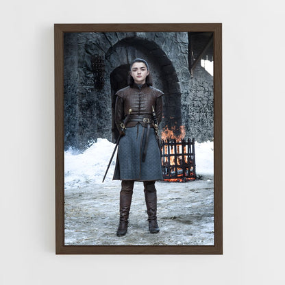 ap-arya stark-1 cadre Bois foncé