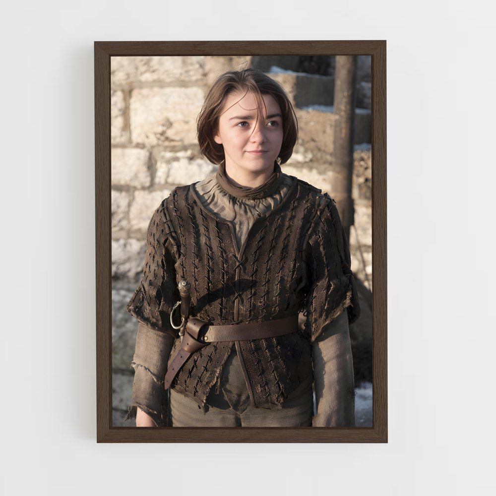 ap-arya stark-5 cadre Bois foncé