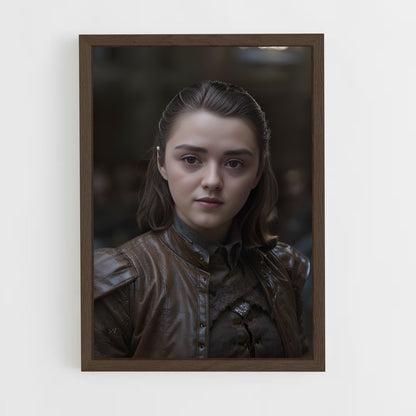 ap-arya stark-6 cadre Bois foncé