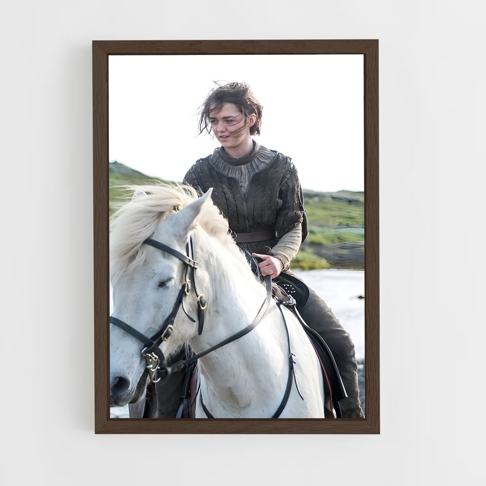 ap-arya stark-7 cadre Bois foncé