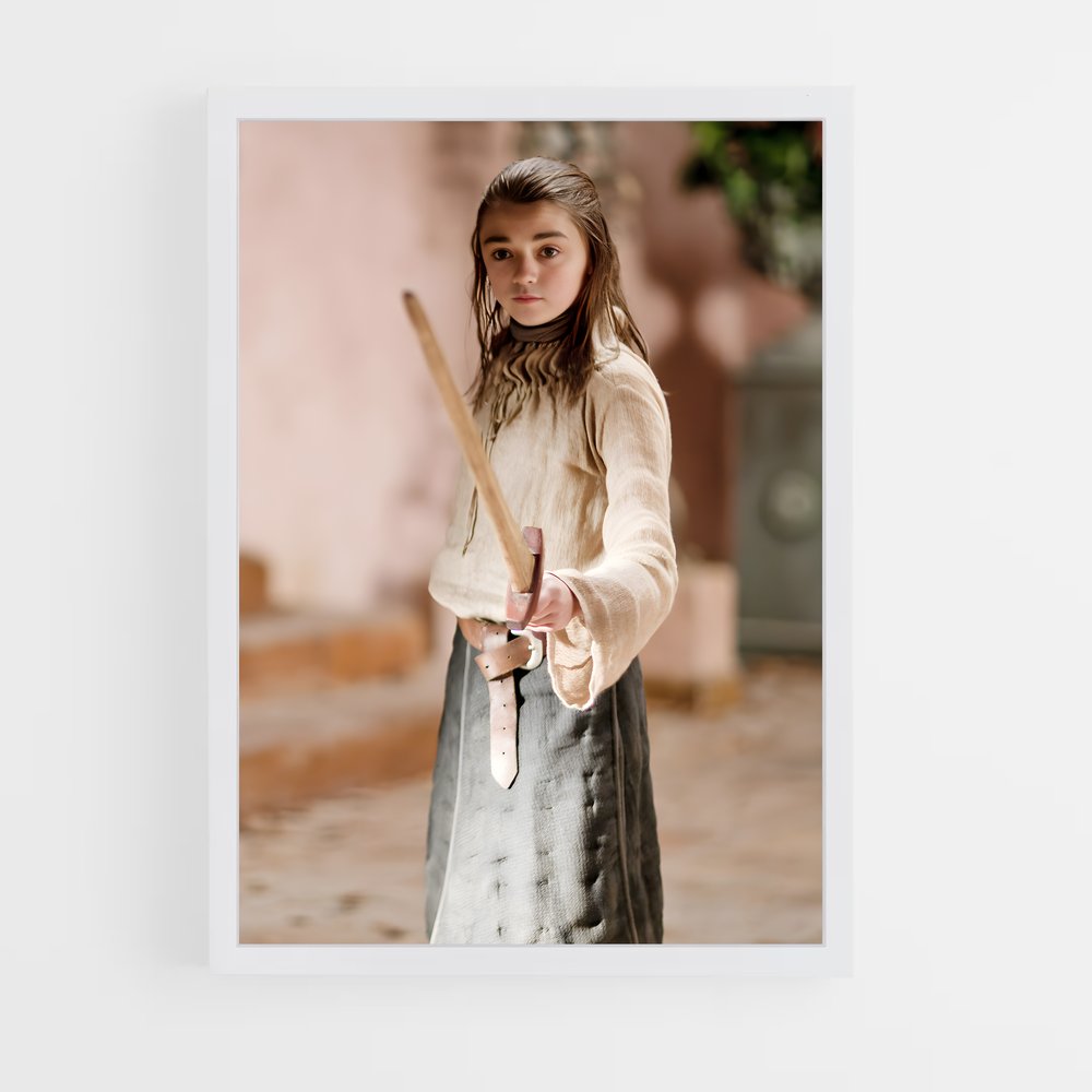 ap-arya stark-8 cadre Blanc