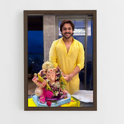 ap-ashish chanchlani-2 cadre Bois foncé