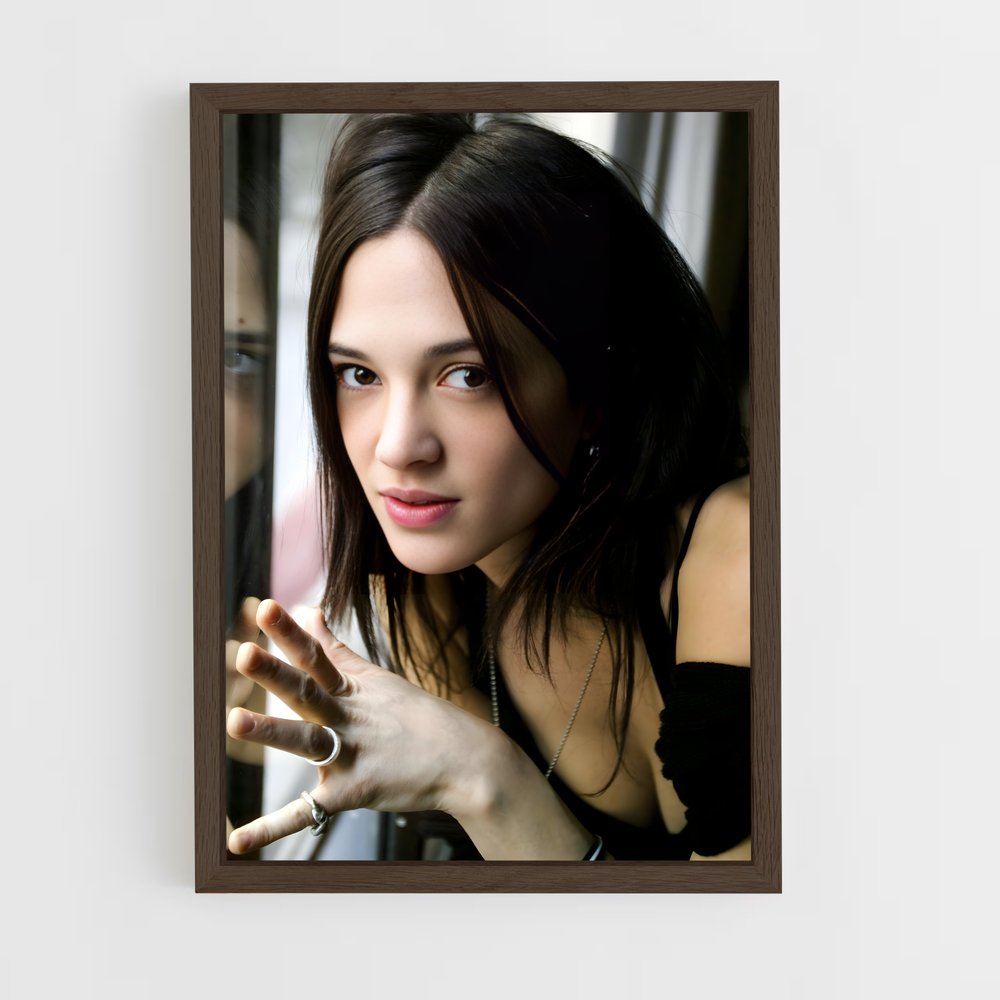 ap-asia argento-5 cadre Bois foncé