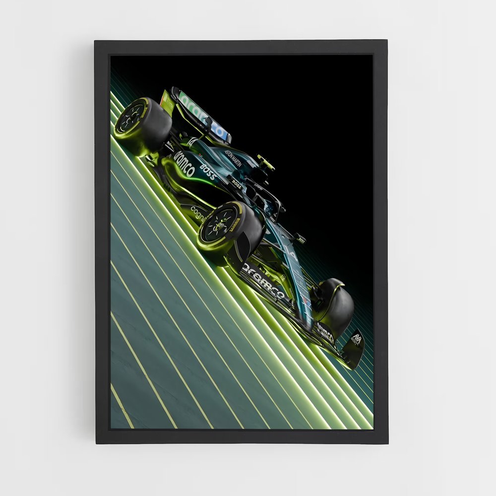 ap-aston martin f1 team-10 cadre Noir