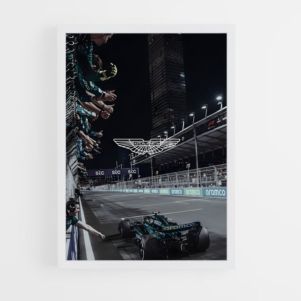 ap-aston martin f1 team-2 cadre Blanc