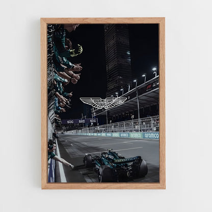 ap-aston martin f1 team-2 cadre Bois clair