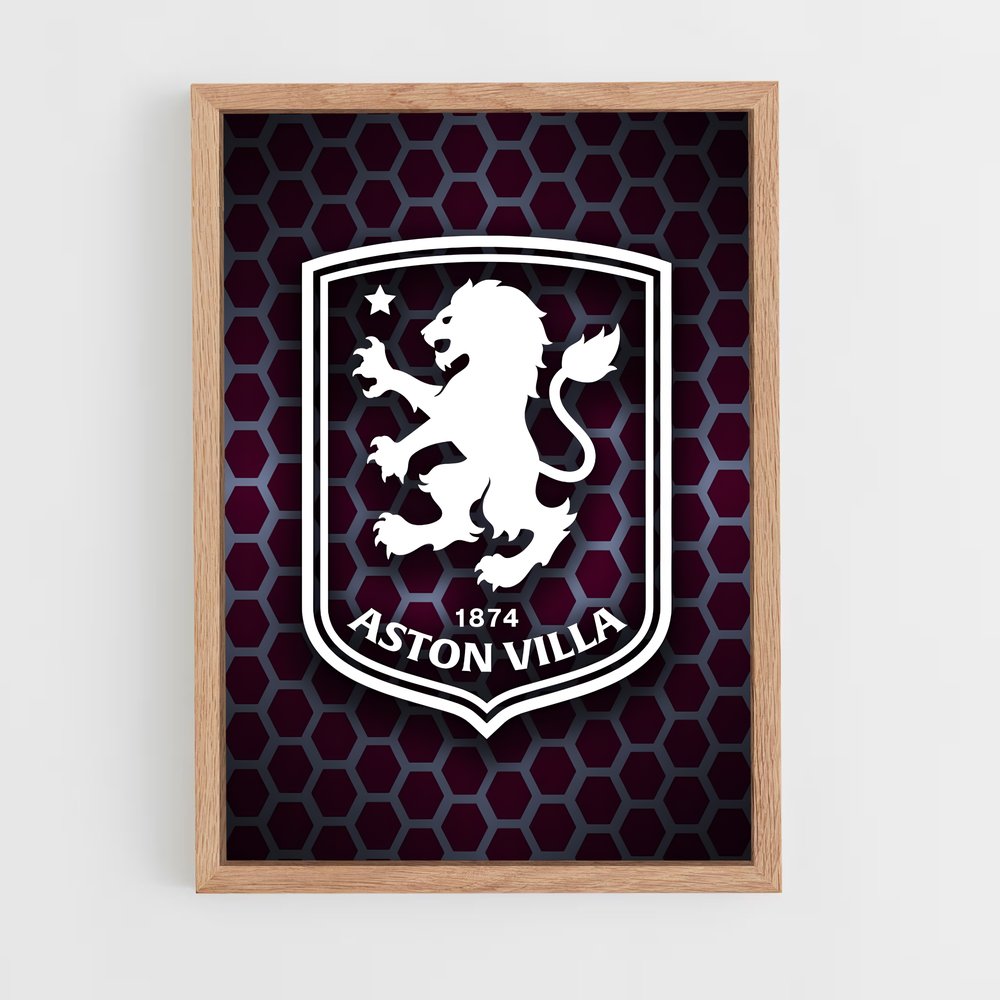 ap-aston villa fc-4 cadre Bois clair