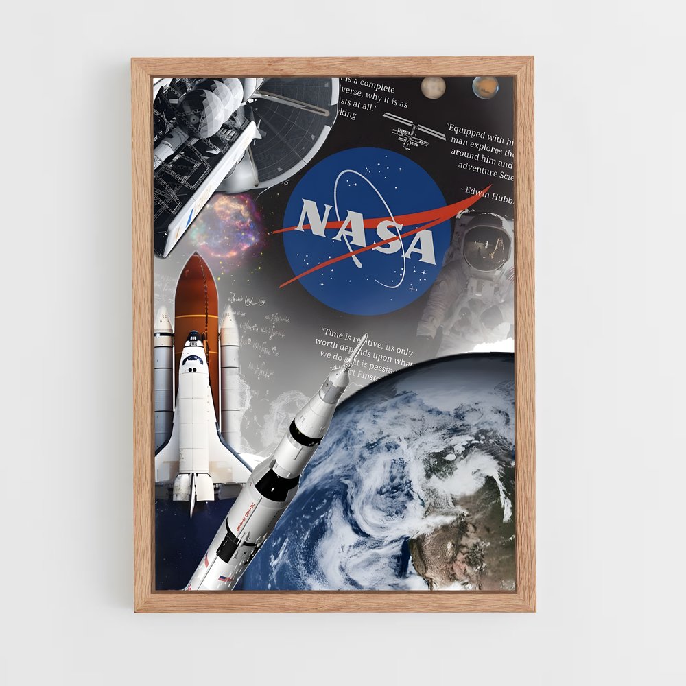 ap-astronauts-14 cadre Bois clair