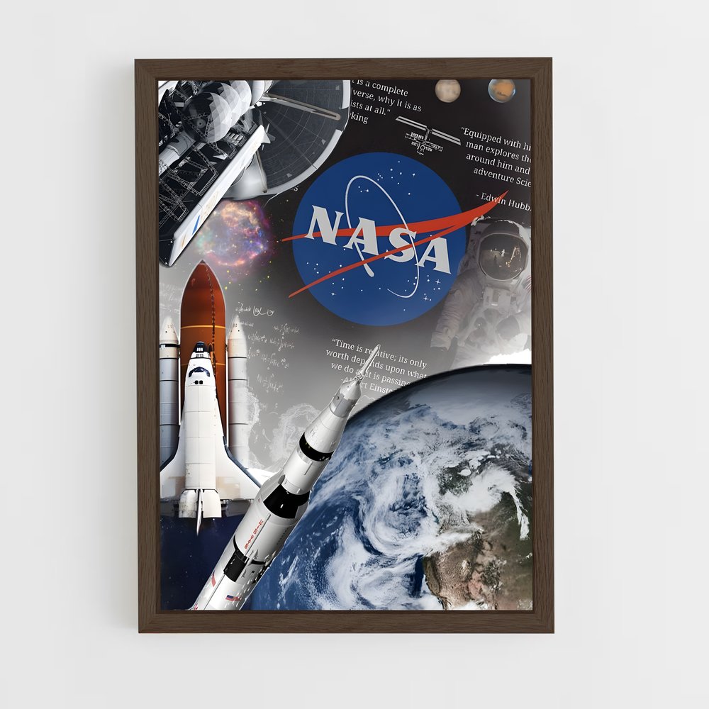 ap-astronauts-14 cadre Bois foncé