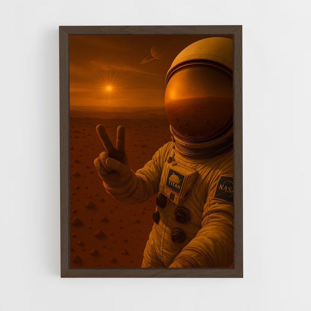 ap-astronauts-15 cadre Bois foncé