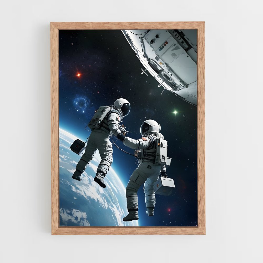 ap-astronauts-16 cadre Bois clair
