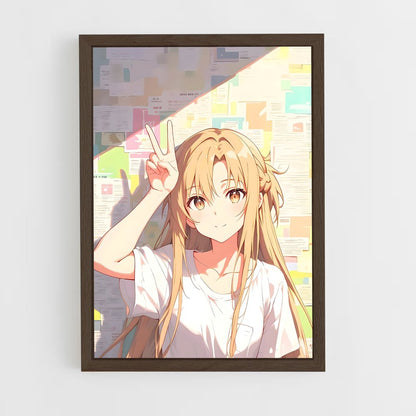 ap-asuna yuuki-1 cadre Bois foncé