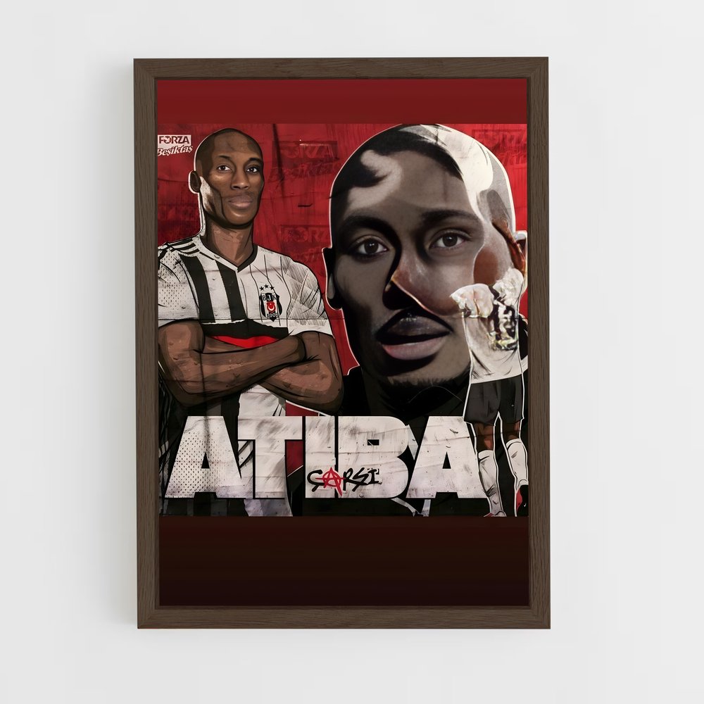 ap-atiba hutchinson-10 cadre Bois foncé