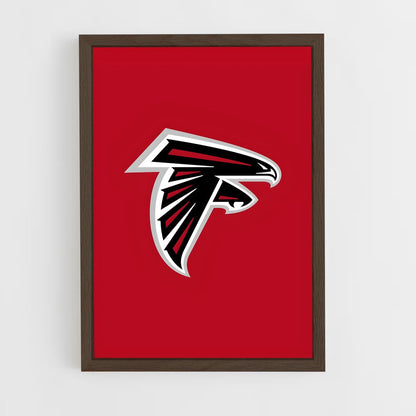 ap-atlanta falcons-4 cadre Bois foncé