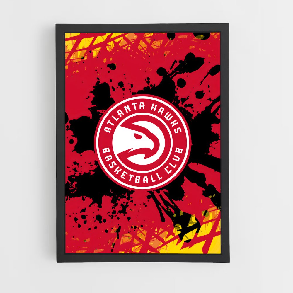 ap-atlanta hawks-1 cadre Noir