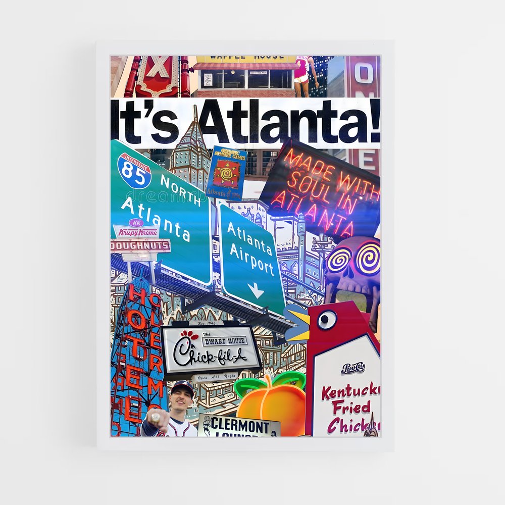 ap-atlanta hawks-5 cadre Blanc