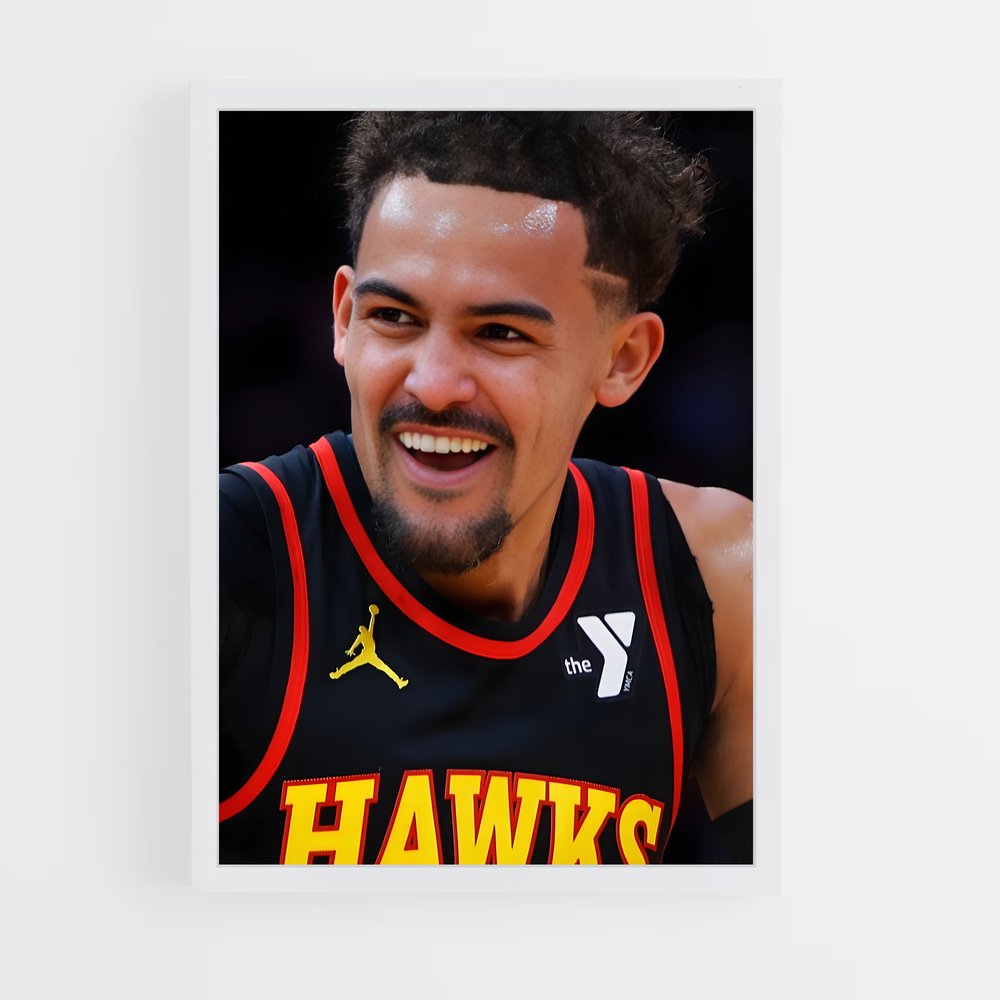 ap-atlanta hawks-7 cadre Blanc
