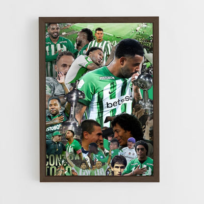 ap-atletico nacional medellin-1 cadre Bois foncé