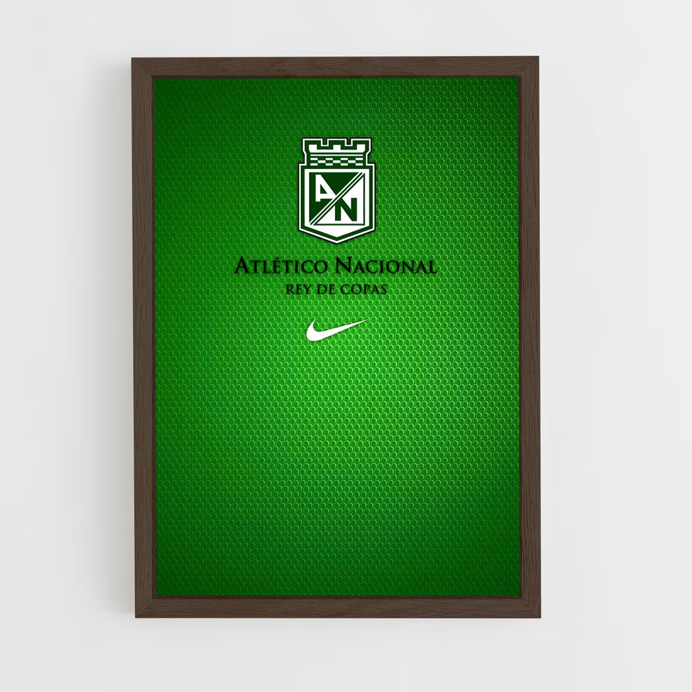 ap-atletico nacional medellin-5 cadre Bois foncé