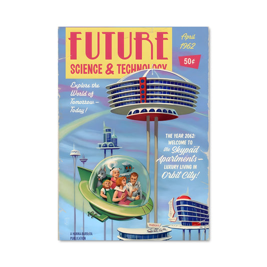 Poster Futurisme Électrique