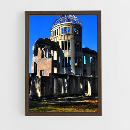 ap-atomic bomb dome-2 cadre Bois foncé