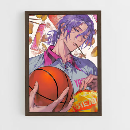 ap-atsushi murasakibara-1 cadre Bois foncé