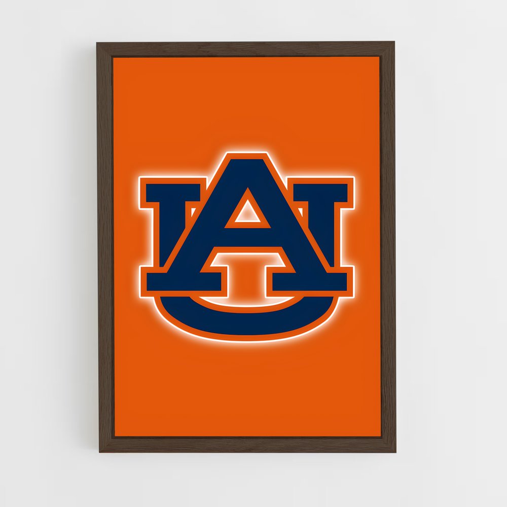 ap-auburn tigers-1 cadre Bois foncé