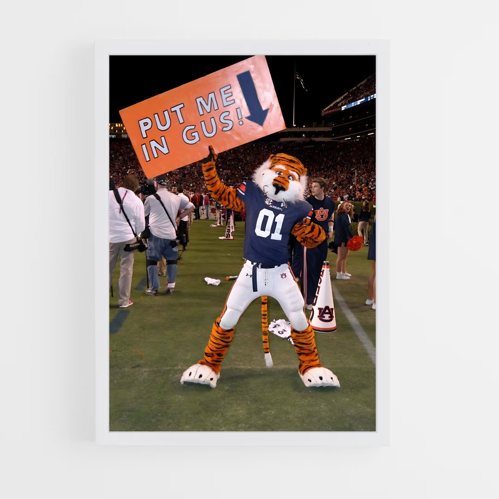 ap-auburn tigers-2 cadre Blanc