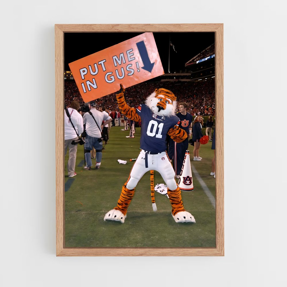 ap-auburn tigers-2 cadre Bois clair