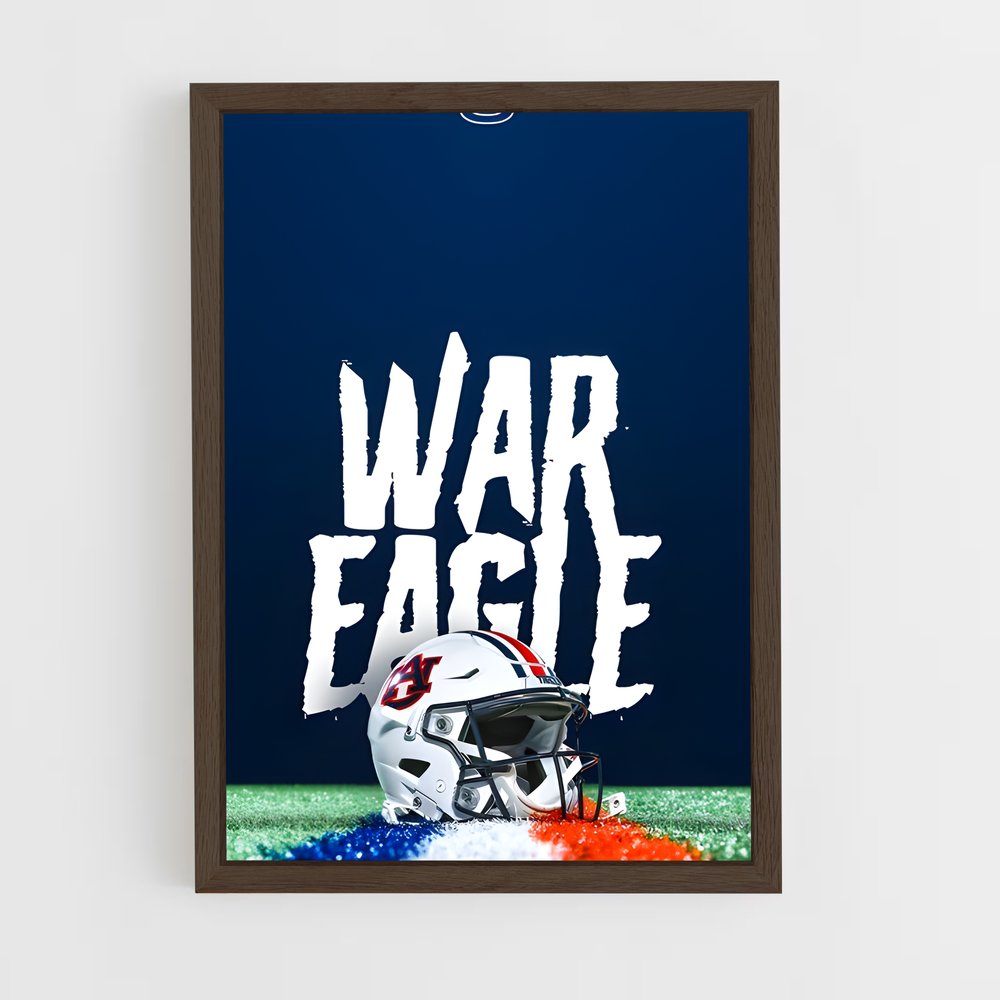 ap-auburn tigers-4 cadre Bois foncé