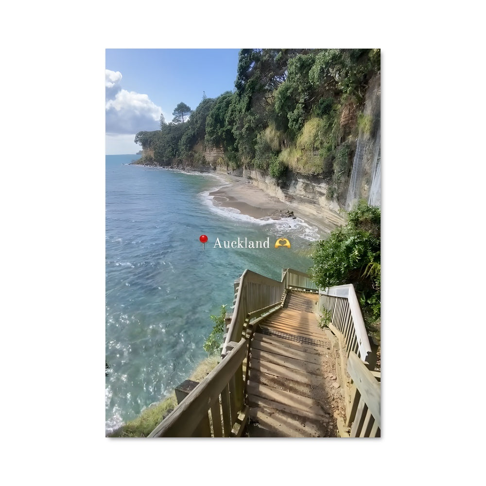 Poster Escaliers d'Auckland