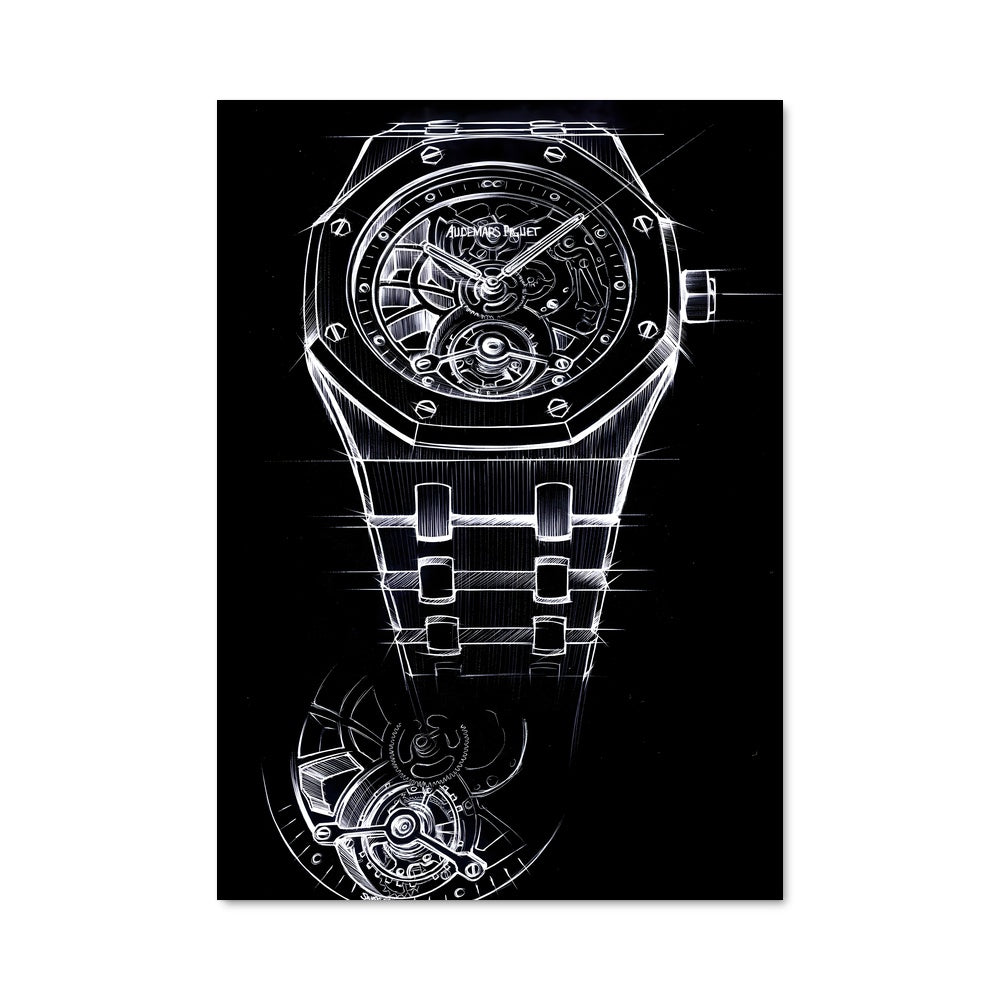 Poster Chrono Noir