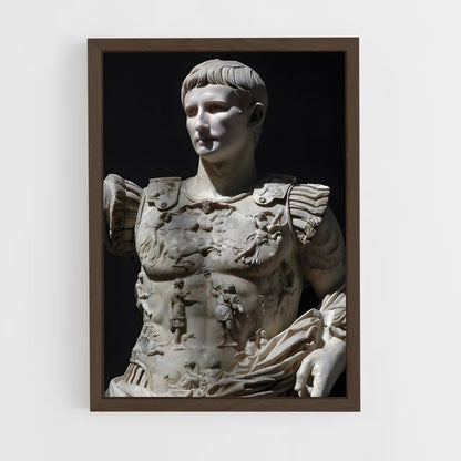 ap-augustus of prima porta-5 cadre Bois foncé
