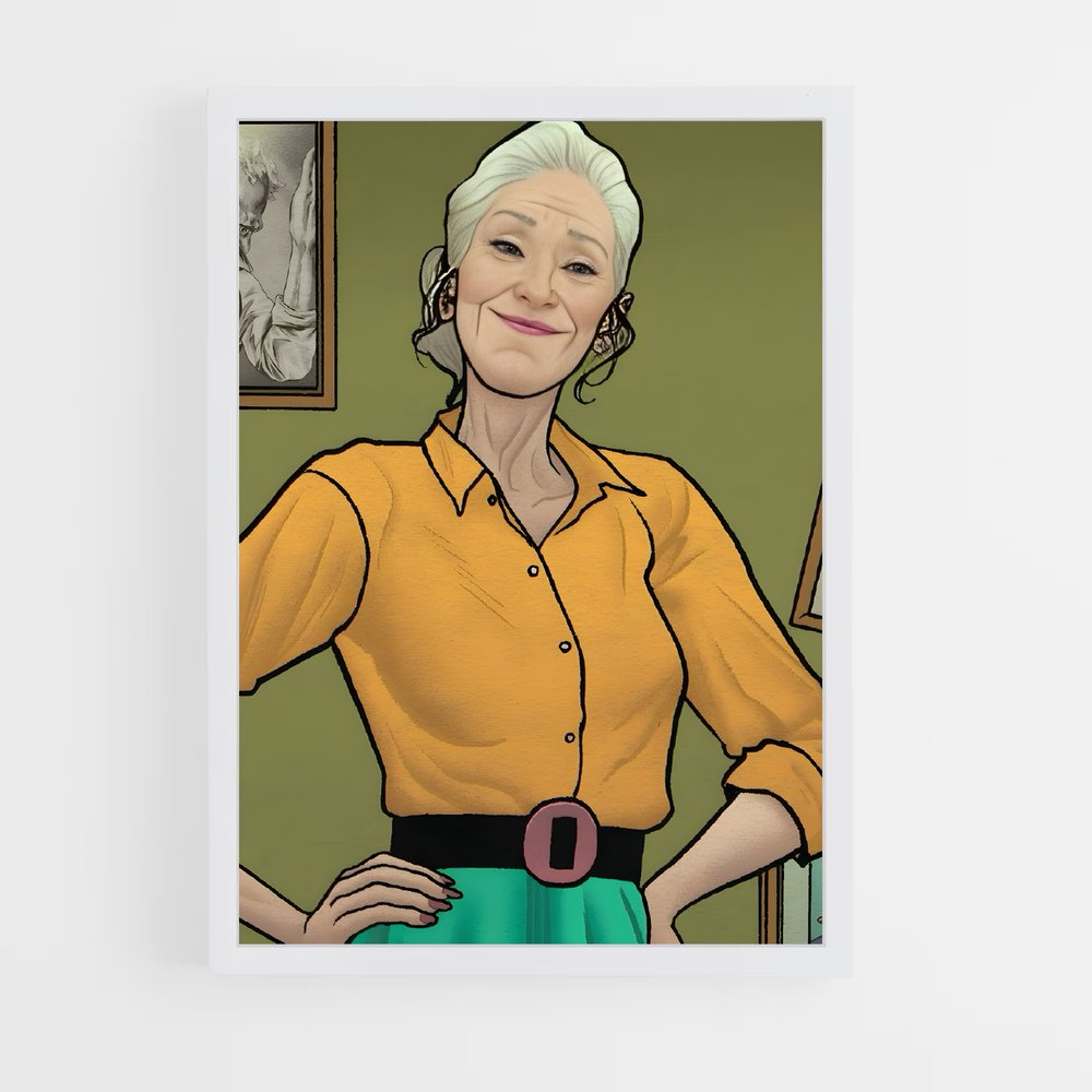ap-aunt may-1 cadre Blanc