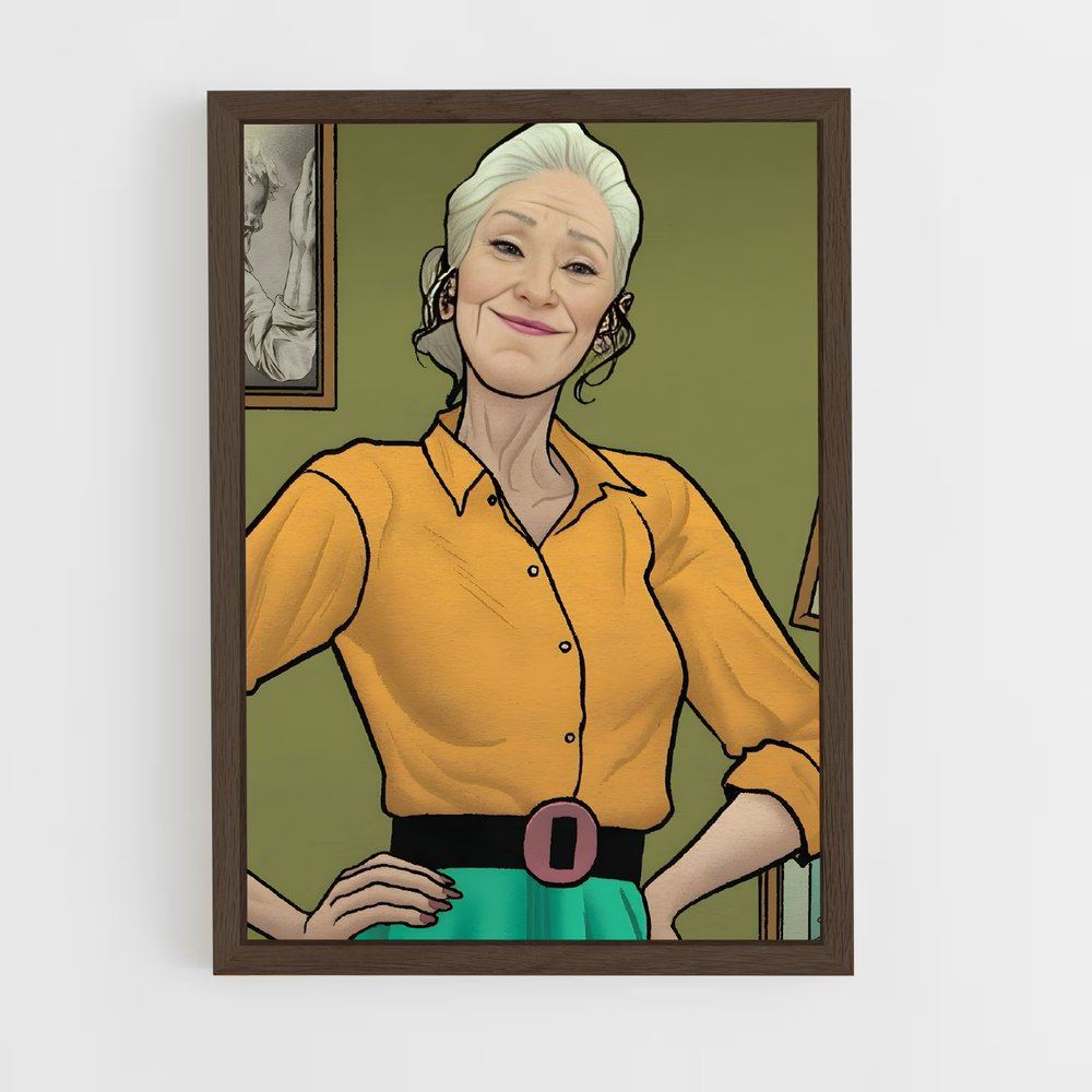 ap-aunt may-1 cadre Bois foncé