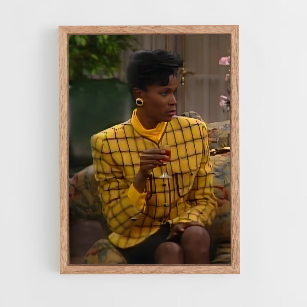 ap-aunt viv banks-3 cadre Bois clair