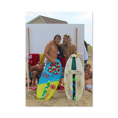Poster Surfeurs de la Côte