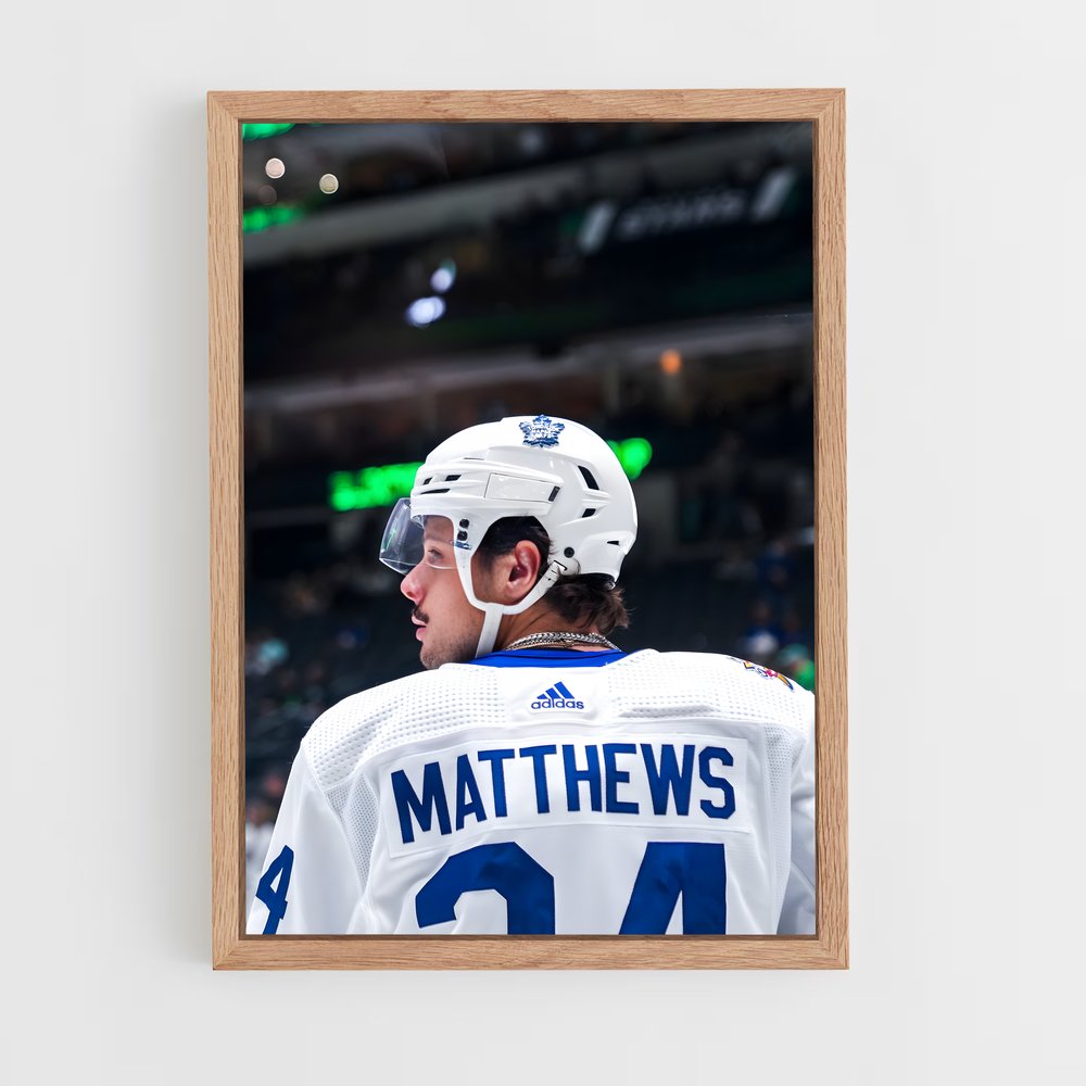 ap-auston matthews-5 cadre Bois clair