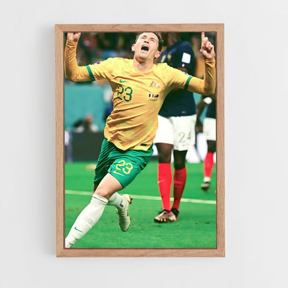 ap-australia national football team-3 cadre Bois clair