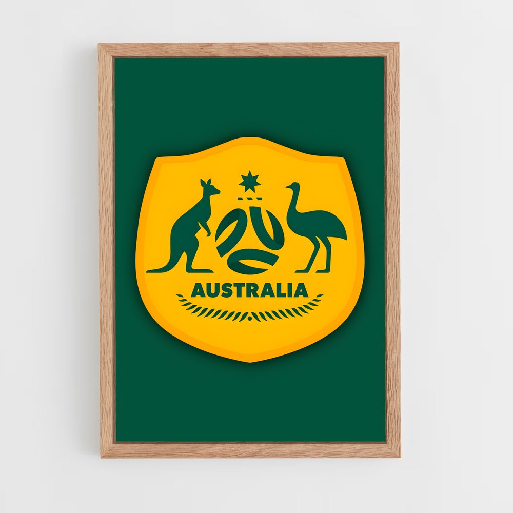 ap-australia national football team-5 cadre Bois clair