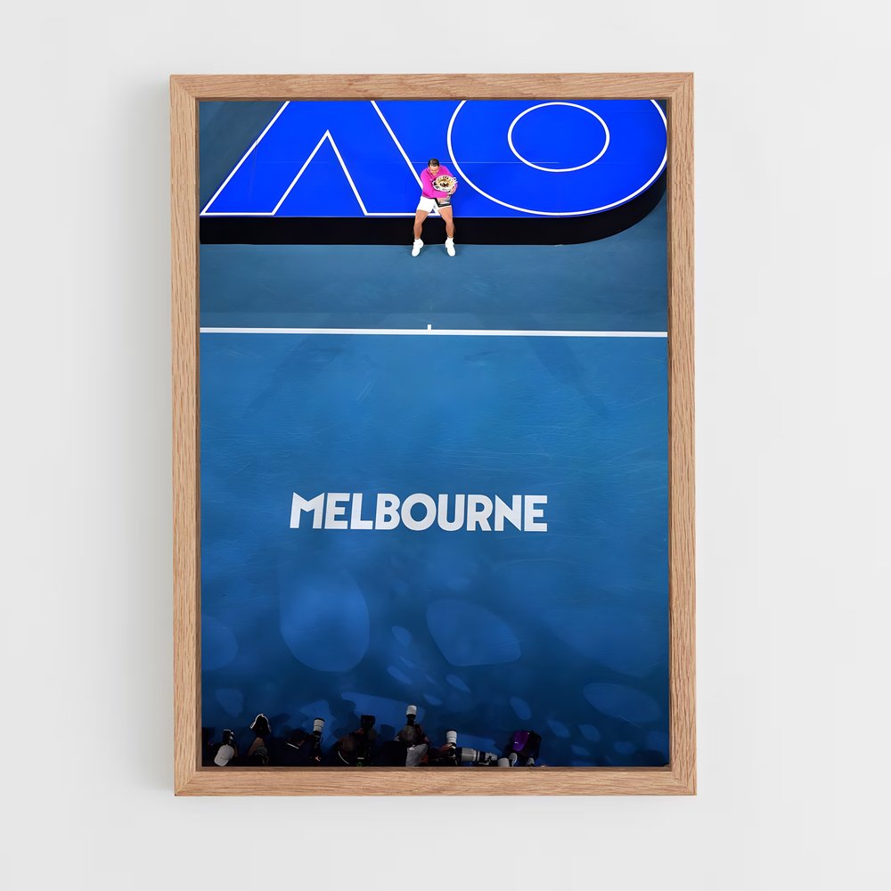 ap-australian open tennis-3 cadre Bois clair