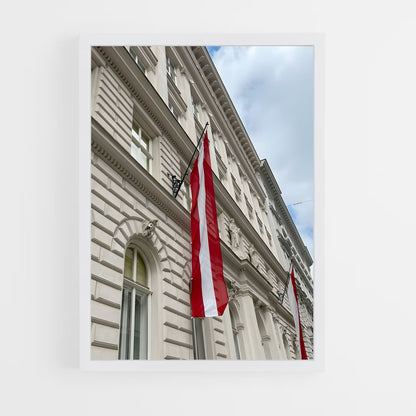 ap-austria flag-2 cadre Blanc